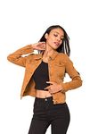 Crazy Age Women's denim jacket, blazer, transition jacket, summer jacket - Yellow - XS/S