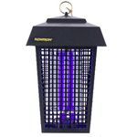 Flowtron Bug Zapper - Outdoor Bug Zapper with 40W Bulb and 5600V Instant Killing Grid - Electric Insect, Fly & Mosquito Zapper - with Up to 1.5 Acre Bug Zapper Coverage - Day/Night Sensor