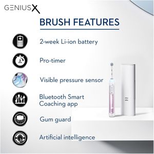 Oral-B Genius X Electric Toothbrush – Rose Gold