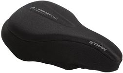 Decathlon 500 Memory Foam Bike Saddle Cover (large) Unique Size Black