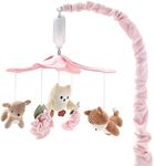 The Peanutshell Woodland Musical Crib Mobile for Girls