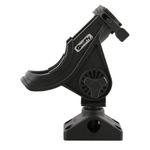 Scotty Baitcaster/ Spinning Rod Holder with 241 Side Deck Mount (Black)