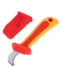 Cable Knife Stripping Tool, Insulation Electrician Knife Insulation Cable Stripper Dismantling Knife Cable Knife Anti-Magnetic Fast Strip Cable Stripper Cutter, 1000V Insulated