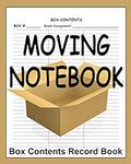 Moving Notebook: 8" x 10" Box Conte