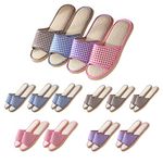 10 Pairs Washable House Slippers for Guests,Disposable Slippers for Guests,Breathable Open Toe Indoor Slipper,Spa Slipper for Guests,Home,Bedroom,Hotel,Travel,Unisex Universal Size(6 Large Size+4,