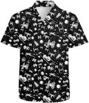 Mens Funny Hawaiian Shirts 3D Graph