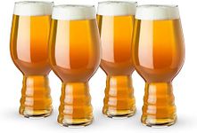 Spiegelau Craft IPA, Set of 4 European-Made Lead-Free Crystal, Modern, Dishwasher Safe, Professional Quality Beer Pint Glass Gift Set, 4 Count (Pack of 1)