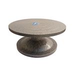 Flora Heavy Gauge Full Aluminium Cake Rotating Turntable - 10 inch 1Pc