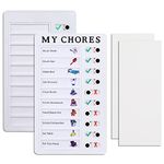 Mwoot 2 Pieces Chore Chart Customized Memopad Checklist Boards for Adults, Daily to Do List Checklist Chart, Detachable Chores Board with Blank Paper for Planner Schedule Reminder