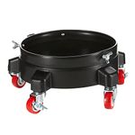 Car Gods Bucket Dolly - Heavy-Duty Rolling Base for Easy Maneuverability, Fits Standard 20 Litre Buckets, Durable Construction for Car Wash and Detailing