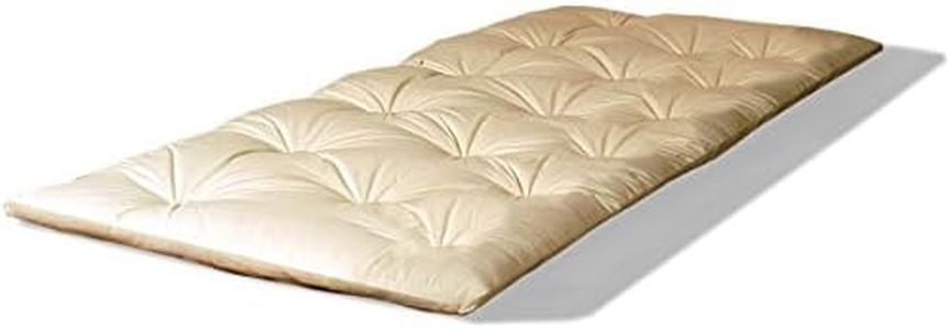 Futon Shiatsu ou Shiatzu - Futon Yoga - 80x200cm, 100% Coton. Futon transportable de Voyage, Pliable, Futon Japonais pour Massage, pour Yoga ou au Camping, méditation. Enroulable
