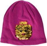 LEGO Wear Girl's Lego Lwamanda 706-Strickmütze Mit Wendepailletten Hat, Pink (Dark Pink 496), 30 (Size: 56)