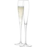 LSA Wine Grand Champagne Flute 100ml Clear | Set of 2 | Mouthblown & Handmade Glass | WI17