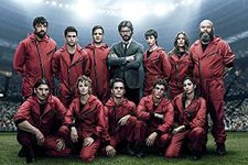 wallpics® Money Heist Le Casa De Papel TV Series Waterproof Vinyl Sticker Poster || (24X36 inches) can2868-3