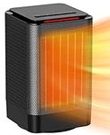 Space Heater, Portable Oscillating Heaters for Indoor Use, TABYIK PTC Ceramic Heater with Tip-over & Overheating Protection for Office Desk