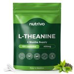 L Theanine 400mg | 120 Vegan Capsules - 4 Months Supply | Good Alternative to L-Theanine Powder, Gummies and Drops | UK Made L'Theanine Supplement