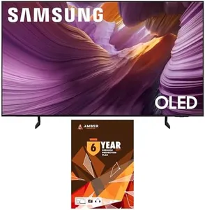 SAMSUNG QN65S85FAFXZA 65 Inch OLED HDR 4K Smart TV with Q-Symphony Pro and 6 Year Amber Protection Plan (2025)