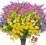 Artificial Flowers UV Resistant for Garden Patio