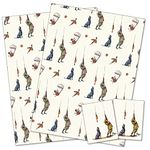 Cartoon Shooting Sporting Wrapping Paper by Bryn Parry