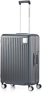 American Tourister Lockation Suitcase, Frame Black, 55cm