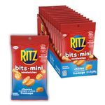 Ritz Bits Cheese Sandwich Crackers, School Snacks, 70 g (12 Count)