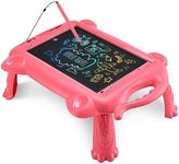 RaceGT Cute Cat Toys Kids 12 Inch LCD Writing Tablet Detachable Legs Drawing Board/Pad for Kids, Doodle Board for Boys and Girls, Birthday Gift, Educational Toys for Toddlers Aged 3 4 5 6 7 8(Pink)