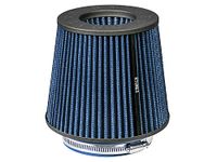 Rtunes Racing BLUE 2.5"-4" 63.5-102 mm Inlet Cold Air Intake Cone Replacement Performance Washable Clamp-On Dry Air Filter