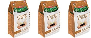 Jobe's Organics Compost Starter 4-4-2 Organic Gardening Compost Accelerator, CGczwq 3Pack (4 pound bag)