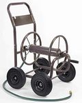 Liberty Garden Products 840-1 Four Wheel Hose Cart, Bronze