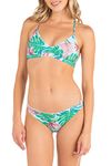 Hurley Women's Standard Bikini Bottom, Java Tropical Reversible, Medium