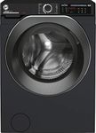 Hoover H-Wash 500 HW412AMBCB Freestanding Washing Machine, Large Capacity, Energy Class A, 12 kg Load, 1400 rpm, Black