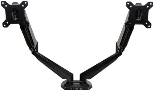 StarTech.Com Supporto a Doppio Braccio per dual Monitor con 2 Porte USB e Audio Pass-Through