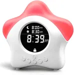 Stay-in-Bed Clock for Kids - Toddler Sleep Training Clock, Night Light & Alarm Clock