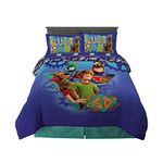 Franco Kids Bedding Super Soft Microfiber Comforter and Sheet Set, 5 Piece Full Size, Scooby Doo