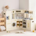 ROBUD Wooden Play Kitchen Set, Pret