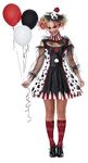 California Costumes 01435XL Twisted Clown Adult Woman Costume Character Sized, Black, XL