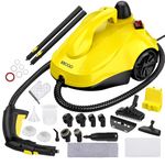 KROQO Steam Cleaner, Steam Mop with 23 Accessories, Powerful Multipurpose Portable Steamer for Cleaning to Remove Grime, Grease, for Multi-Purpose and Multi-Surface Floors, 16.4ft Power Cord