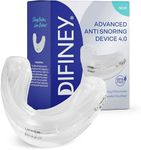 Difiney Advanced Anti Snoring Device 4.0: Anti Snoring Mouthpiece Device Mouth Guard - Effective Anti Snore Solution for Men and Women - Customizable Adjustable Comfortable - Patent Pending Design