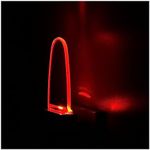 2 Pack LED Night Light, Dusk to Dawn Light Sensor, UK Plug in, Auto On Off Nightlight (Red)