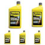 Prestone PAFR0042B Coolant Antifreeze for All Vehicles 10-year 300,000 miles Corrosion Protection, Concentrate, 1 Litre (Pack of 5)