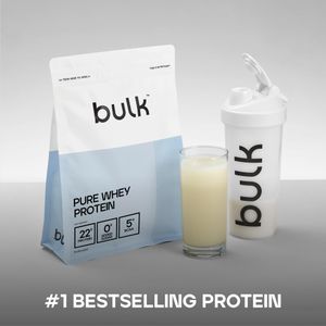 Bulk Pure Whey Protein Powder, White Chocolate, 500g – 22g Protein, Low Sugar