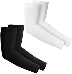 Tough Outdoors UV Arm Sleeves for Men and Women - Sun Protection Sleeves - Compression, Golf, Baseball, Cooling, Tattoo Arm Sleeve - Mangas Para El Sol Para Hombre
