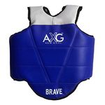 AXG New Goal Strengthen 2 Sided Colored Chest Guard (Large)