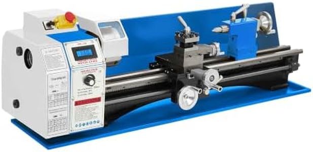 9"x30" Benchtop Metal Lathe, 1100W Variable Speed 0-2500 RPM Mini Lathe, Precision Metal Turning Lathe with 3-Jaw Chuck, Gears & Tool Box for DIY Metalworking Projects
