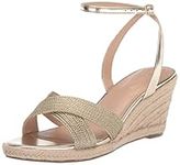 Bandolino Women's Jestter Wedge Sandal, Platino 710, 6