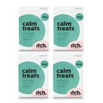 Itch | Calming Dog Treats | Grain-Free, Take it Easy Treats with Lavender, Camomile and Probiotics for Natural Relaxation | 4-Pack