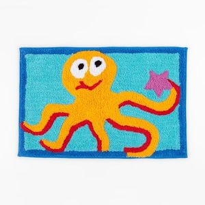 Allure Home Creation Fish Tails 100% Cotton 20"x30" Oblong Bath Rug