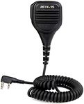 Retevis 2 Pin Remote Speaker Mic for Retevis Baofeng 888S UV-5R Kenwood Radioddity Retevis H-777 RT27 RT22 RT15 RT19 RB17 RT17 RT67 Two Way Radio(1 Pack)