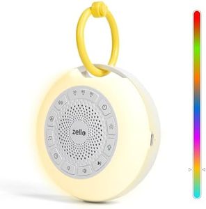 Award Winning Zello Portable Pro Max White Noise Machine Baby Sleep Aid 30 Soothing Sounds 7 Colour Night Light 55hr Battery Memory Function Portable Sound Machine Travel Pram Pushchair Cot Nursery