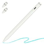 iPad Pen, Palm Rejection & Tilt Drawing Active Digital Stylus Pencil, Only compatible with Apple iPad 2018-2024, iPad 6/7/8/9/10th Generation Pro 11/12.9 inch Air 3/4/5 Mini 5/6, New M2 M4